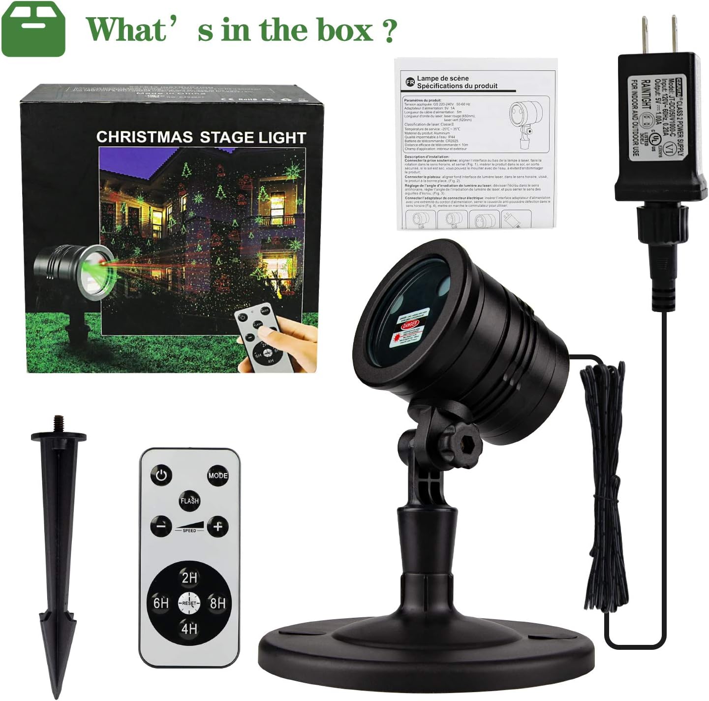 [Brand] Christmas Laser Projector – Ready-to-Gift Holiday Light for Neighbors, Parents & Hosts