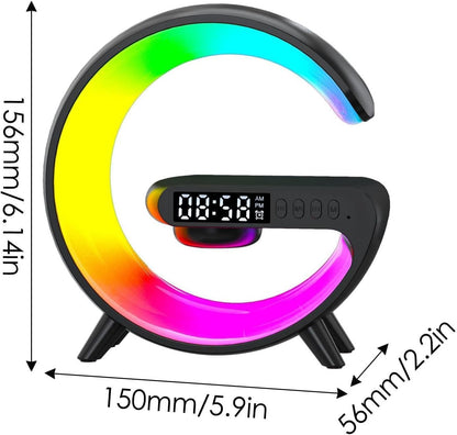 [Brand] Home Office Desk Lamp – Wireless Charging and Bluetooth Speaker for Focused Work