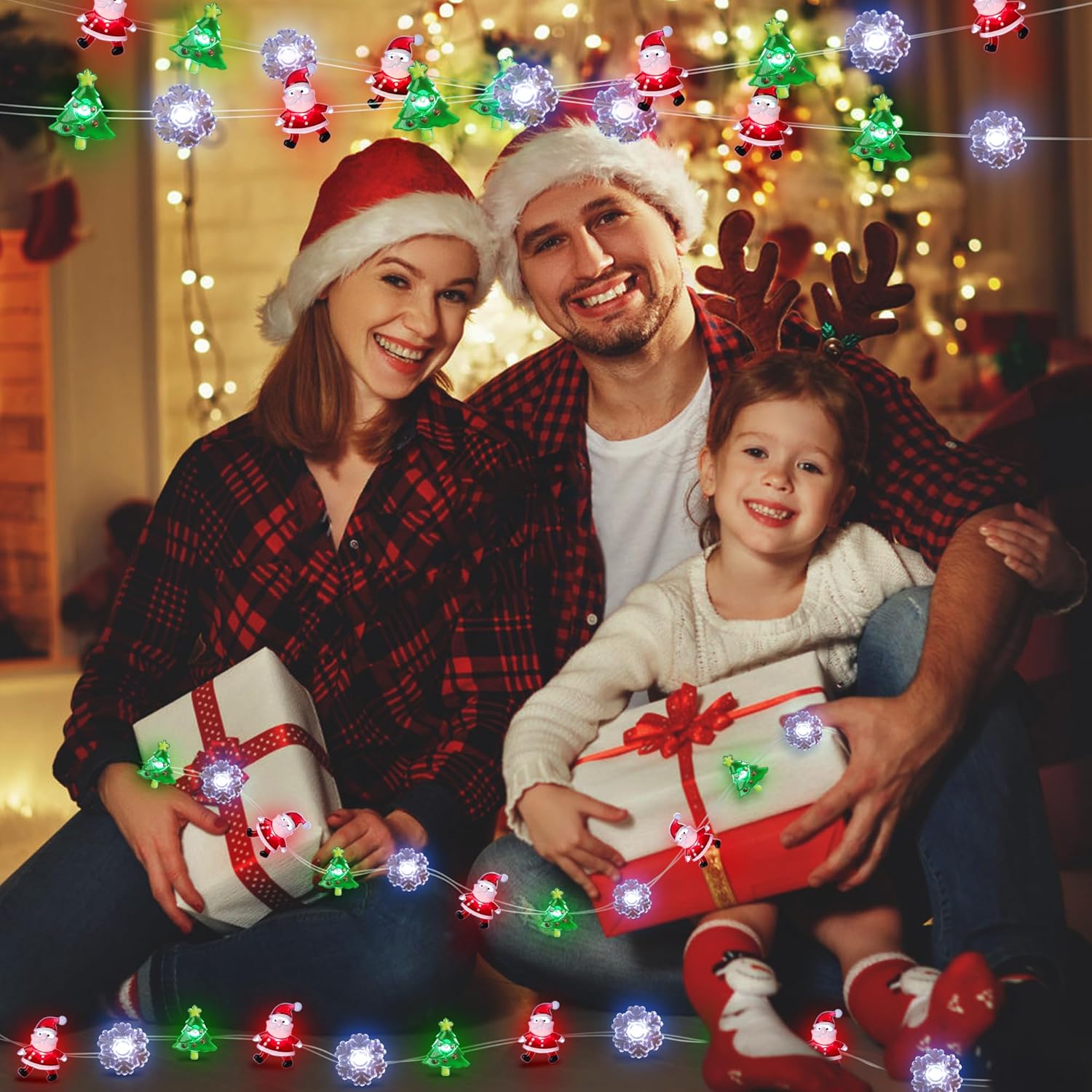 [BRAND] IP65 Waterproof Battery Christmas String Lights – Patio, Balcony, and Front Porch Holiday Decor