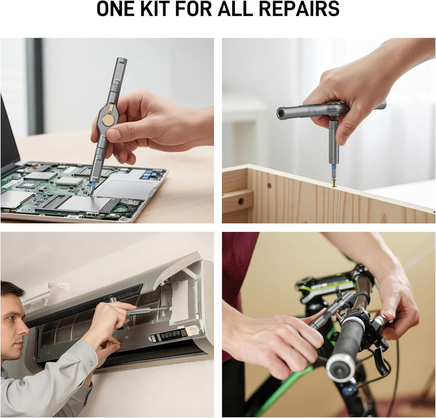 [Brand] Magnetic Bit Screwdriver Set with Case – Practical Housewarming Gift for New Homeowners and DIYers