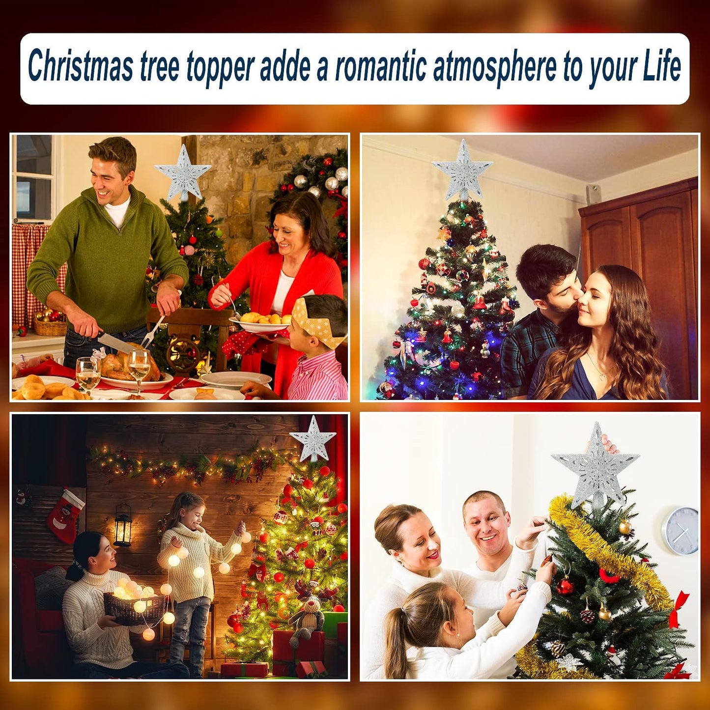 [Brand Name] Christmas Tree Topper Projector – Child-Friendly Holiday Light Show for Kids' Bedroom and Playroom