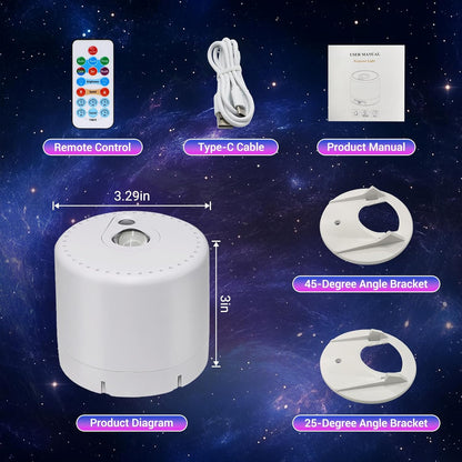 [Brand Name] Galaxy Star Projector – Nursery Night Light for Babies and Toddlers, Cool-Touch LED with Auto Timer