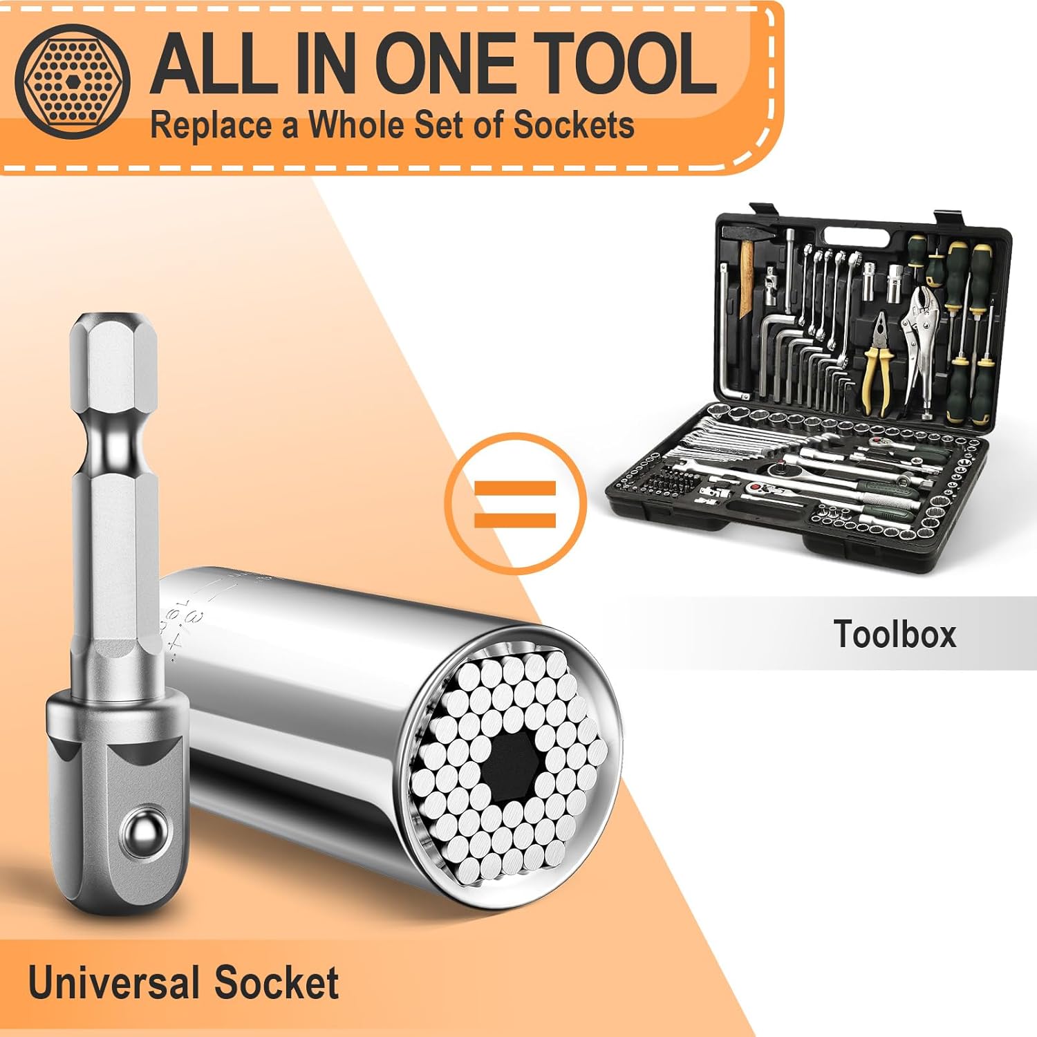 [Brand Name] Self Adjusting Socket Set - Auto Repair Quick Grab Tool for Driveway and Basement Workshop Use