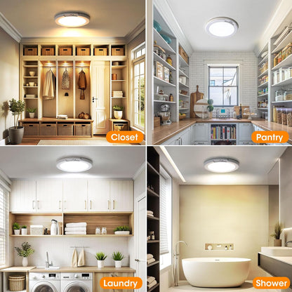 [Brand] Portable Motion Ceiling Light – Weather Friendly Patio and Porch Lighting with Darkness Sensor