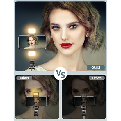[Brand] Single-Device Tripod, Selfie Stick and Ring Light in One – One Accessory, Zero Clutter on Your Desk