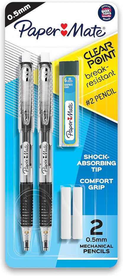 break-resistant spring-loaded lead tip that absorbs shock on impact