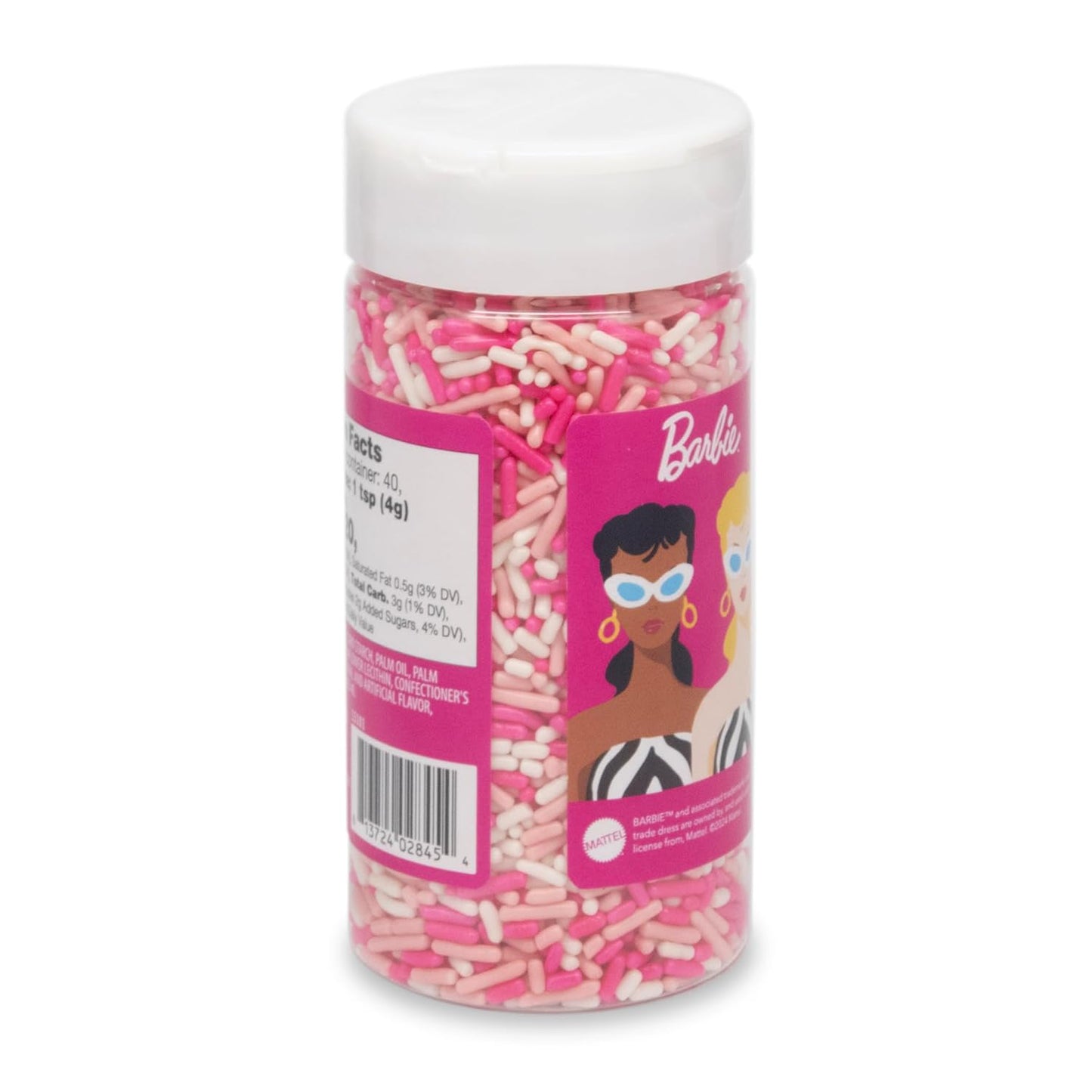 bright pink medley color palette centered on the barbie pink theme