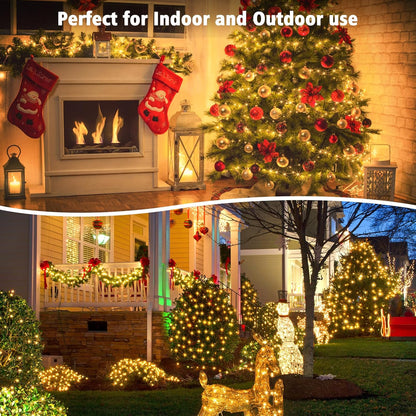 Brightever Fairy Lights – Minimalist Bedroom & Neutral Space Decor, Uncluttered Warm White Copper Wire Lights with Timer