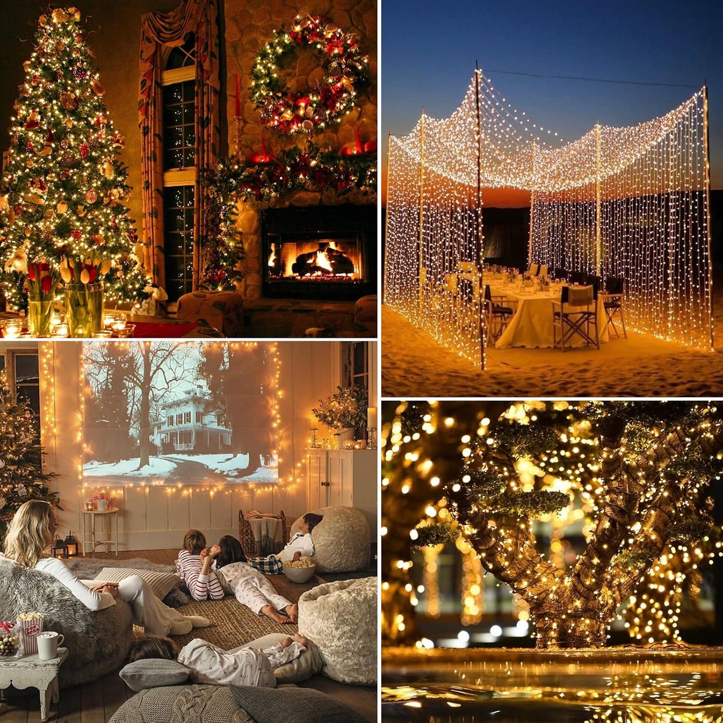 Brightown Child-Safe LED String Lights 14ft - Cool-Touch Mini Lights for Kids Bedroom, Nursery Window & Playroom Holiday Decor