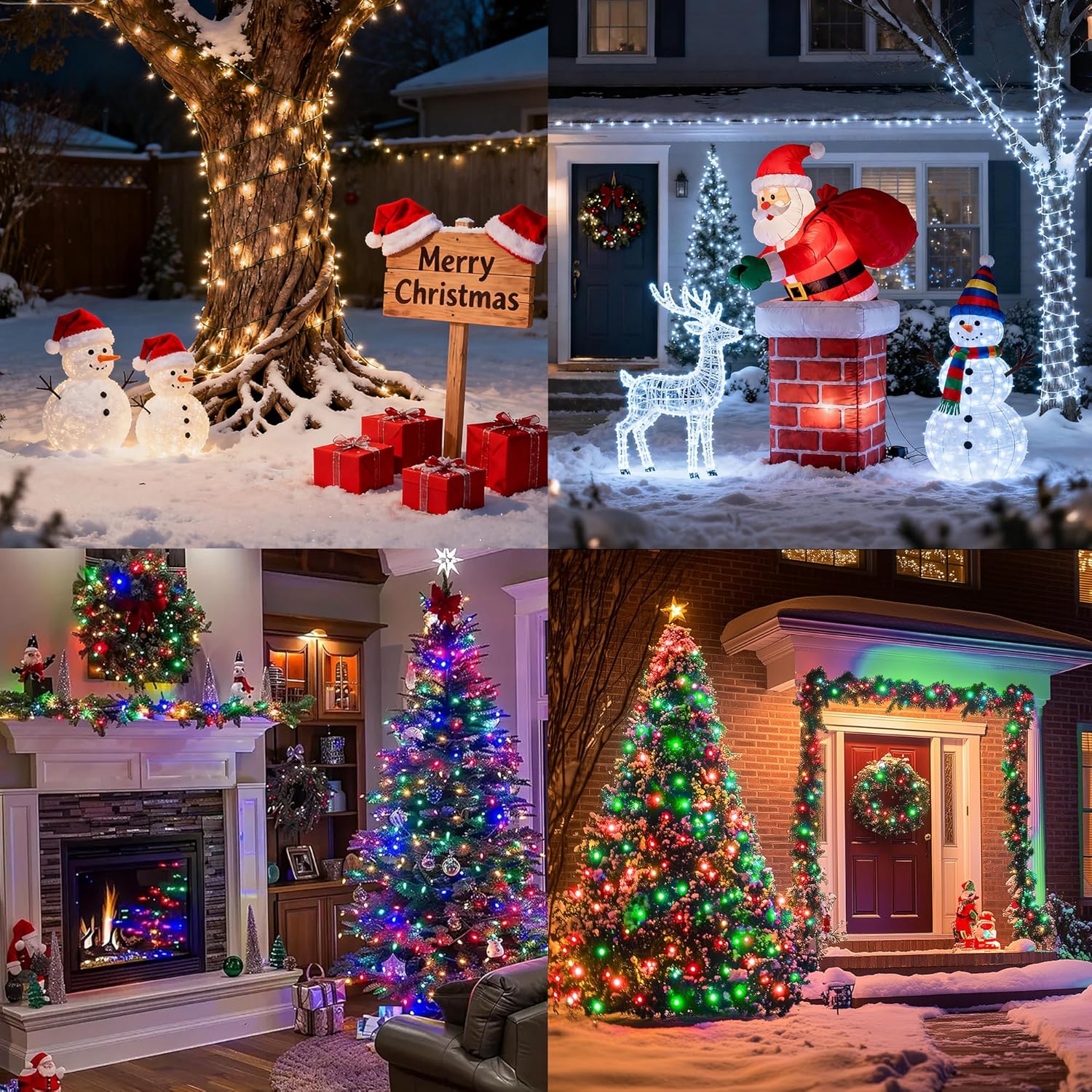 Brightown Cool to Touch LED String Lights 98.4ft 300 LED – Safe Kids Room, Nursery & Playroom Decor with Auto Timer