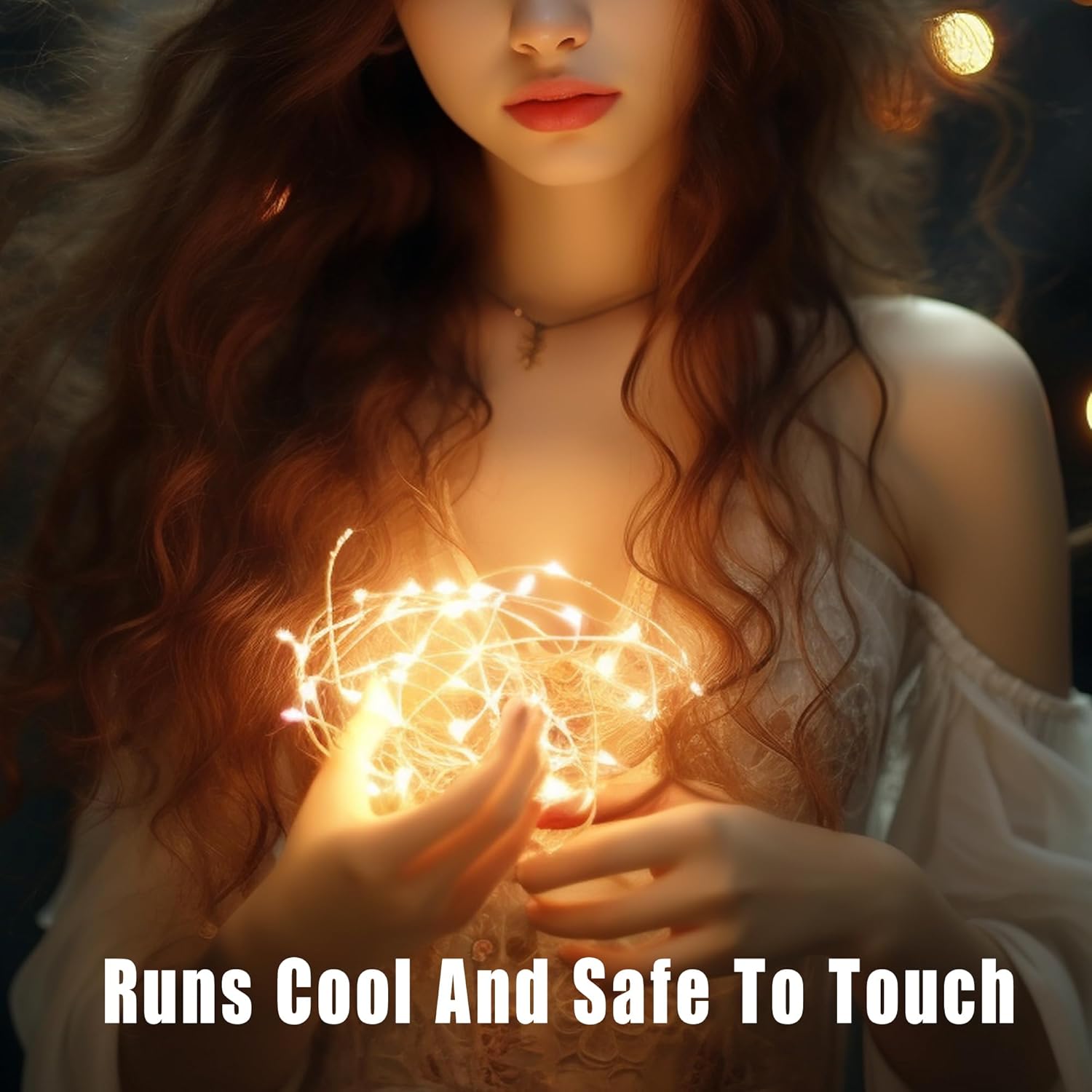 Brightown Fairy Lights – Safe Nursery Night Light with No Heat and No Flame