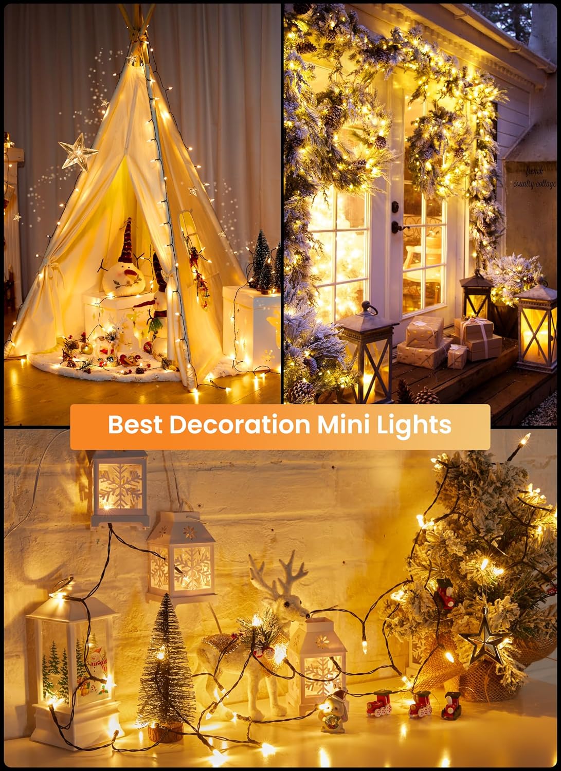 Brightown LED Mini Lights – Cool to Touch String Lights for Home, 29V Low Voltage Safe Indoor Lights