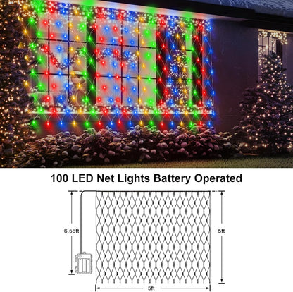 Brightown LED Net Lights Battery Powered – Thoughtful Housewarming Gift for Her with Remote and Timer