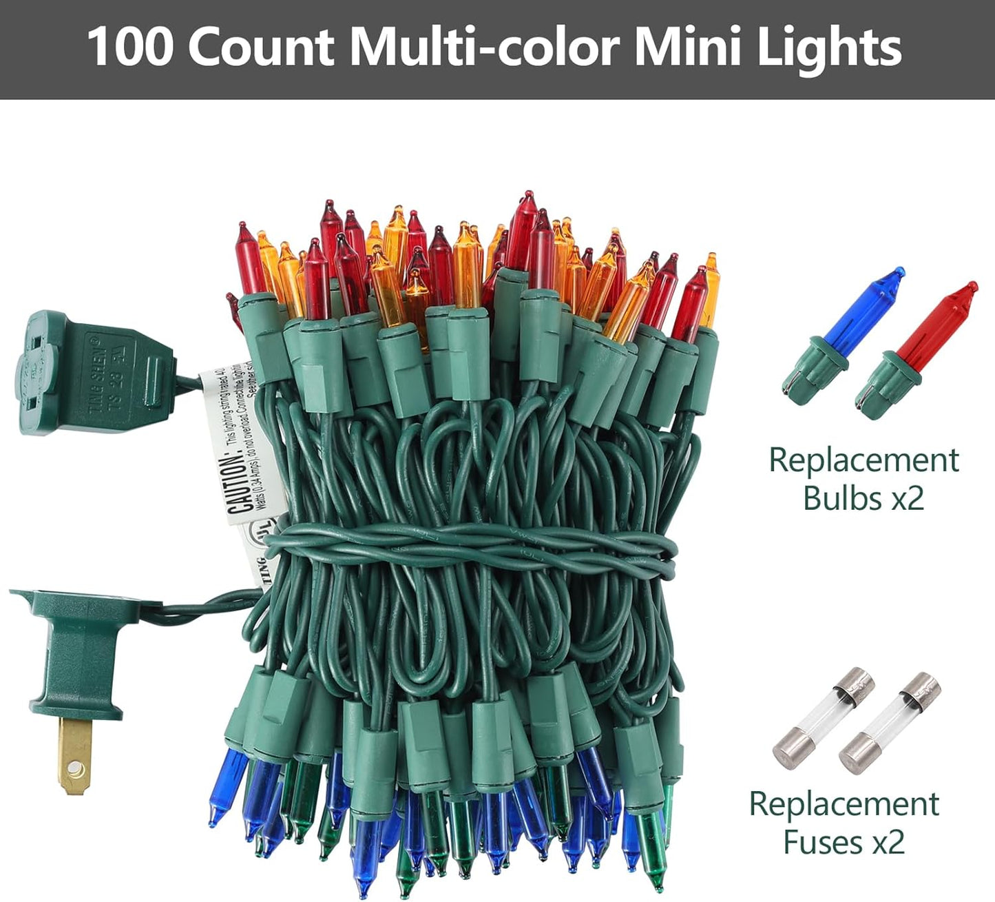 Brightown Multicolor Christmas Lights 100 Count – Thoughtful Housewarming Gift for Her and New Homeowners