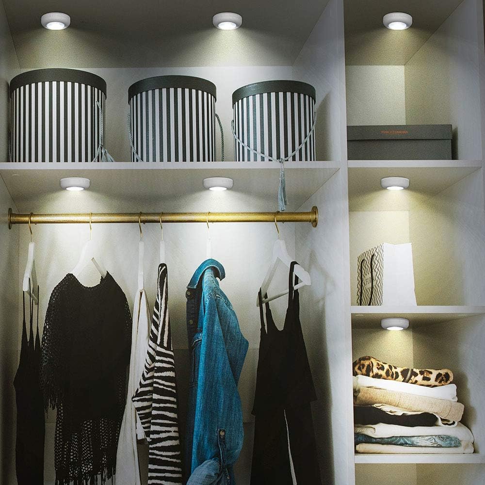 Brilliant Evolution Tap Light 6 Pack – Practical Housewarming Gift for New Homeowners and Apartment Movers