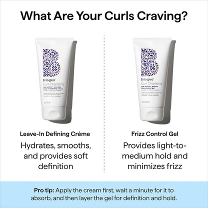 Briogeo Curl Charisma Rice Amino + Avocado Leave-In Defining Crème | Salon-Quality Curl Definition for the Elevated Home