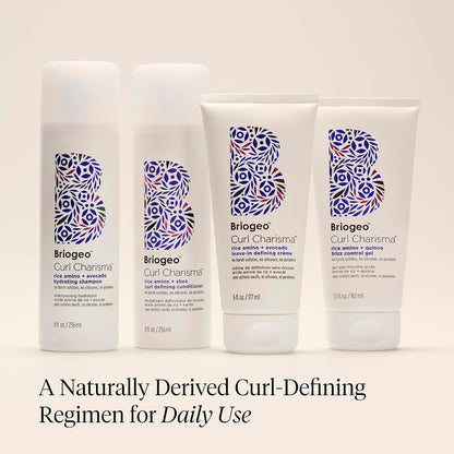 Briogeo Curl Charisma Rice Amino + Avocado Leave-In Defining Crème | Salon-Quality Curl Definition for the Elevated Home