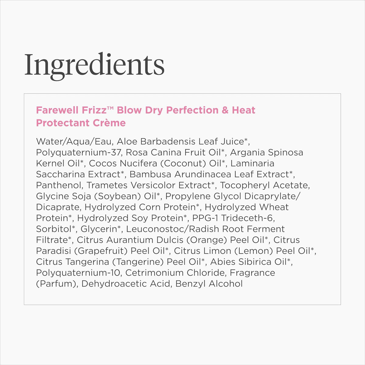 Briogeo Farewell Frizz Blow Dry Perfection Crème – Worry-Free Styling for Sensitive Scalps, Silicone-Free and Phthalate-Free