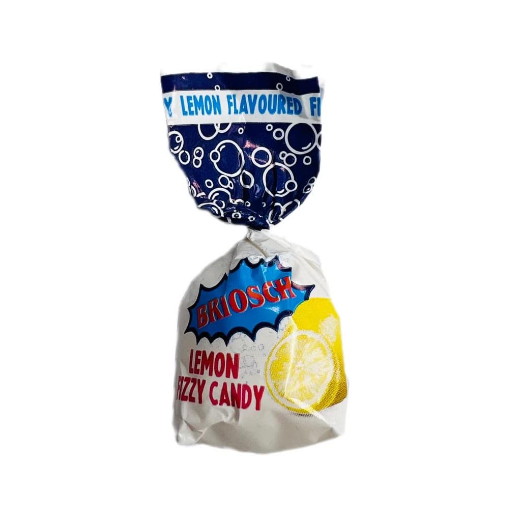 Brioschi Lemon Flavored Effervescent Digestive Italian Candies – Nostalgic Gift for Mom and Grandparents