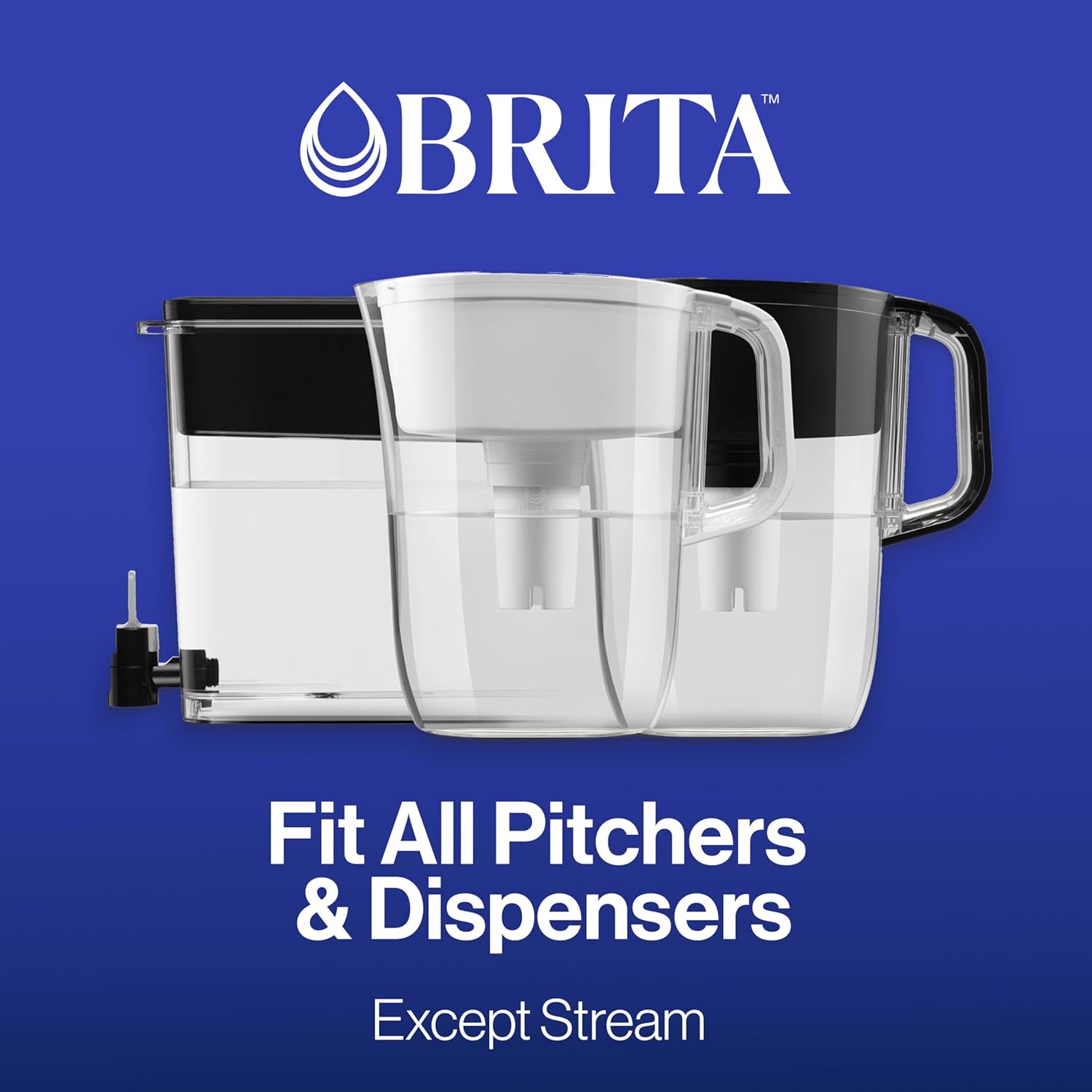 Brita Elite Replacement Filter – Heavy Metal Protection for Family Kitchen, Removes Lead Mercury Cadmium and Asbestos