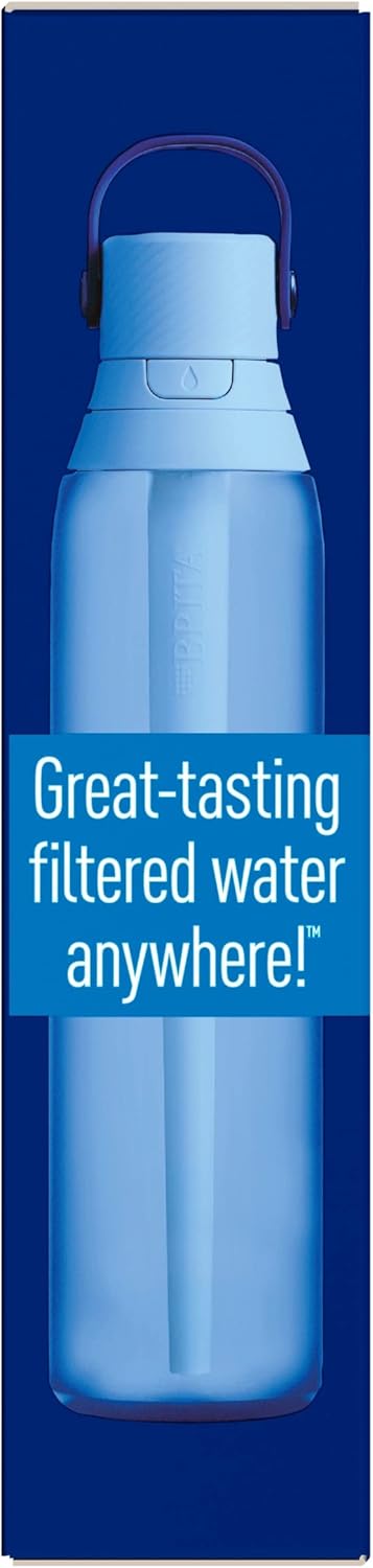 Brita Filtering Water Bottle Filters – Mineral-Safe Hydration for Active Wellness Routines, 40-Gallon Cartridges, Pack of 3