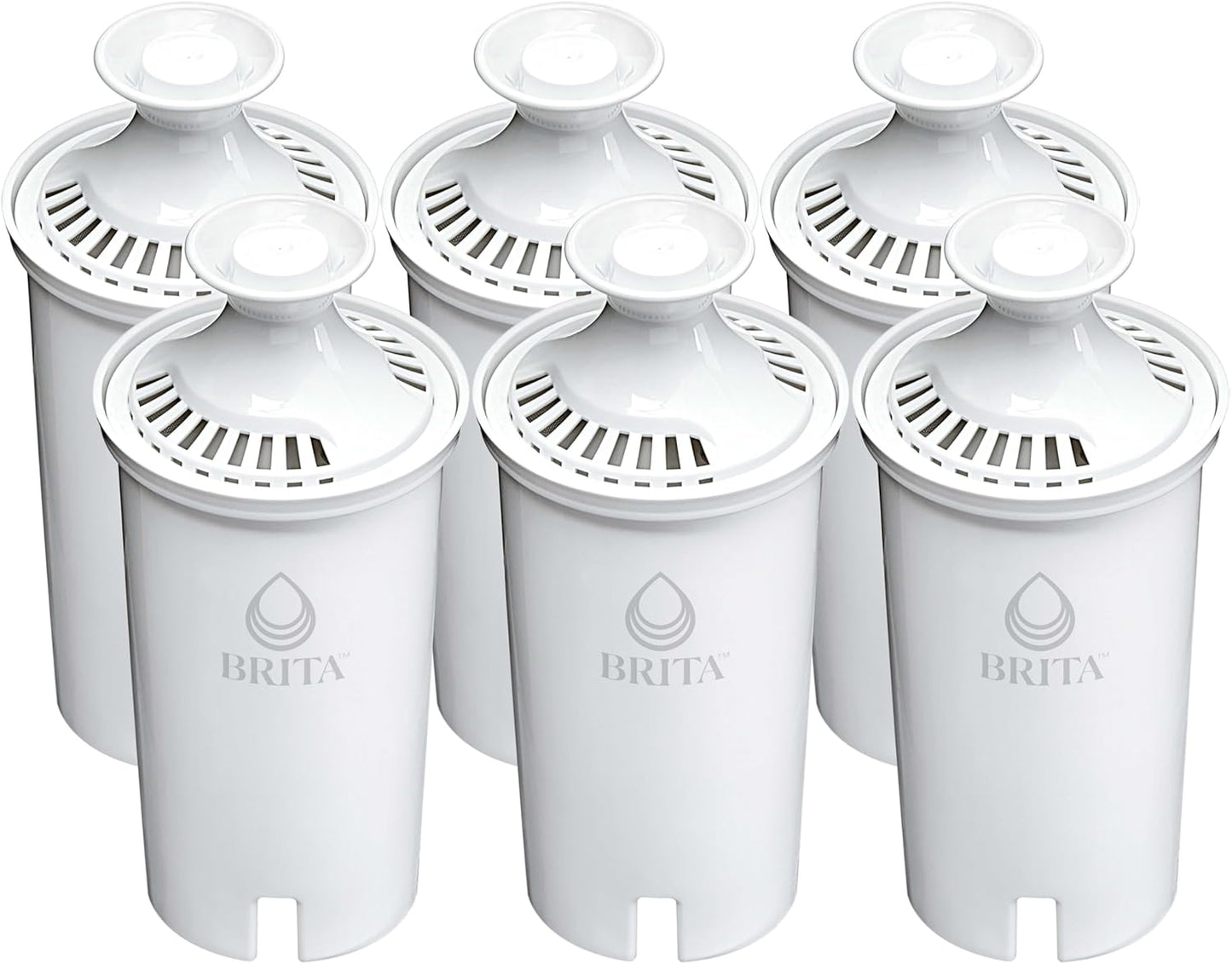 Brita Replacement Water Filter for Pitchers – Eco-Friendly 6-Pack to Cut Single-Use Plastic in the Kitchen