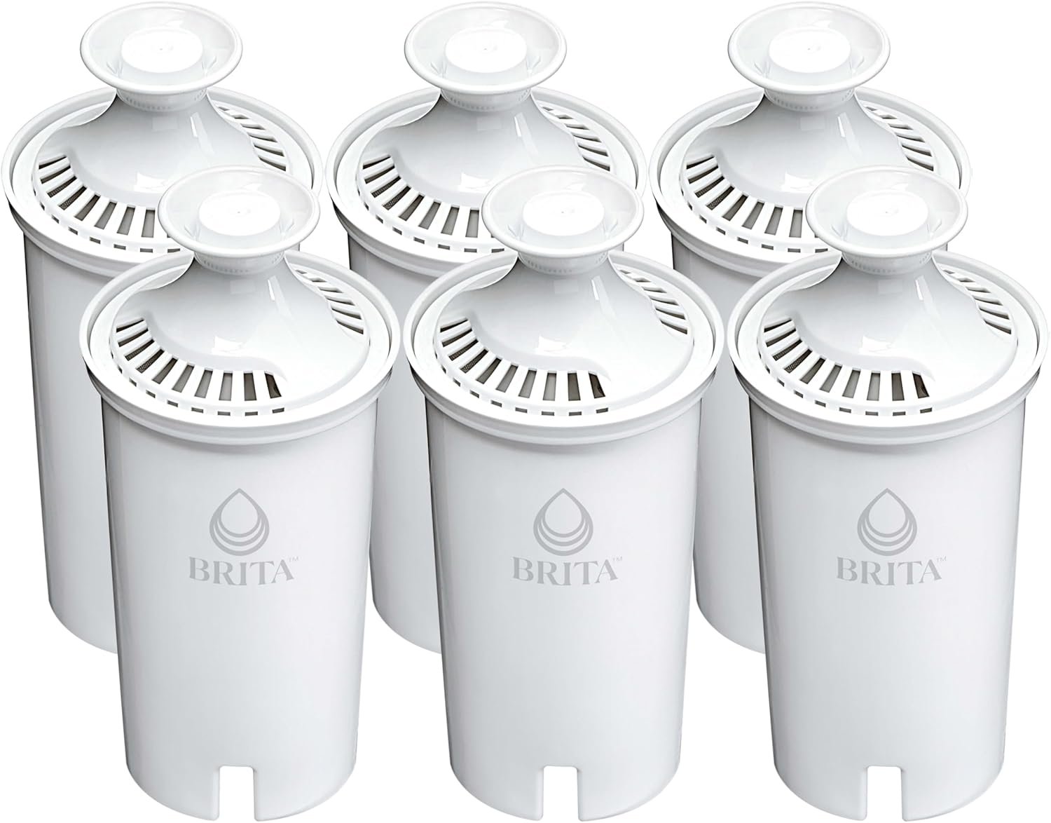 Brita Replacement Water Filter for Pitchers – Eco-Friendly 6-Pack to Cut Single-Use Plastic in the Kitchen