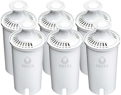 Brita Replacement Water Filter for Pitchers – Eco-Friendly 6-Pack to Cut Single-Use Plastic in the Kitchen