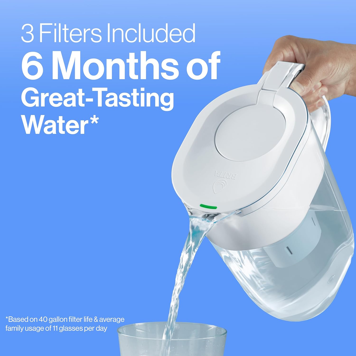 Brita Replacement Water Filters for Dispensers – Clean Hydration Upgrade for Mindful Home Wellness Routine, 3 Count