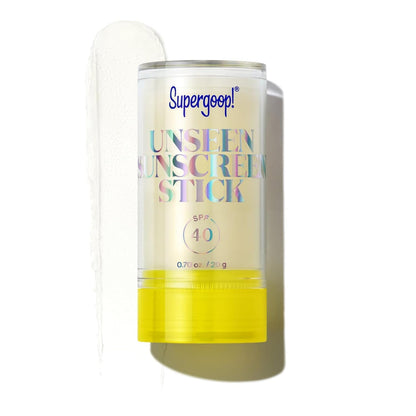 broad spectrum spf 40 sun protection in a clear, 100% invisible stick formula