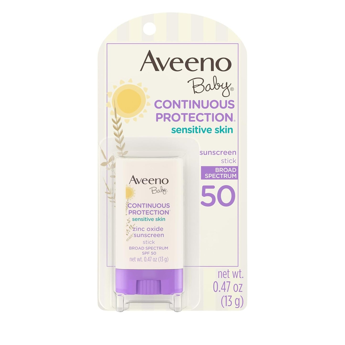 broad spectrum spf 50 protection from naturally-sourced 100% zinc oxide