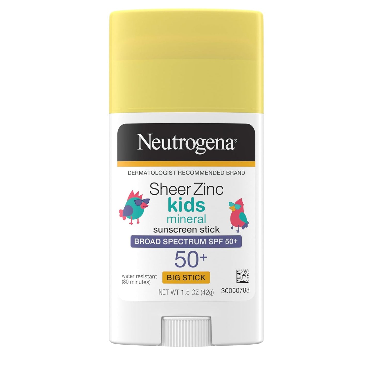 broad spectrum spf 50+ with 100% naturally-sourced zinc oxide active