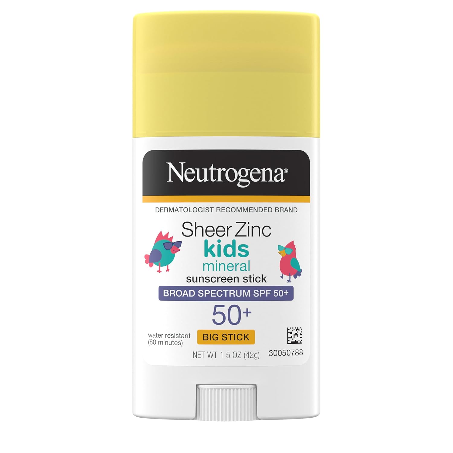 broad spectrum spf 50+ with 100% naturally-sourced zinc oxide active