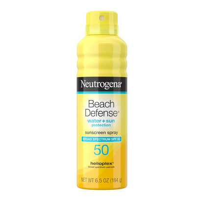 broad spectrum spf 50 with helioplex technology for uva/uvb defense against aging and burning rays