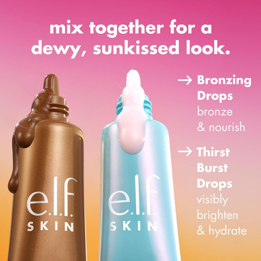 bronzing drops enriched with antioxidants and sunflower seed oil for sun-kissed tint and nourishment
