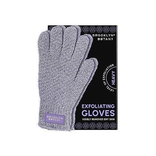 Brooklyn Botany Elite Exfoliating Mitt for Bath and Shower – Heavy Duty Body Scrubber for a Premium Pampering Experience