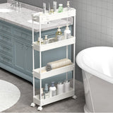 SPACELEAD Ultra-Slim Rolling Tower – Quick-Access Bathroom Supply Cart for Busy Mornings