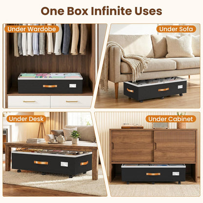Budding Joy 80L Adjustable Storage Bin – Holiday Gift for College Students Heading to Dorm