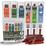 Buffalo Bob's Lean Game Jerky – Low-Carb, Gluten-Free Protein Packs for Gym Bags & Lunch Boxes