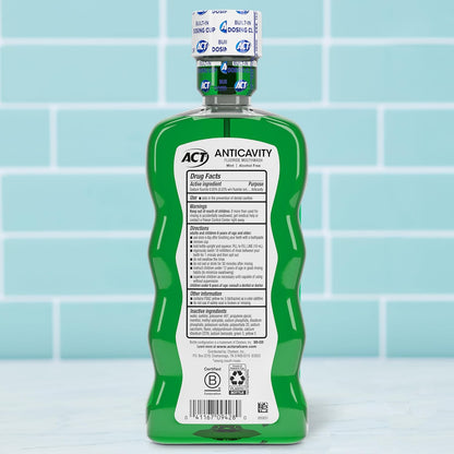 built-in accurate dosing cap on each bottle for measured, spill-resistant use