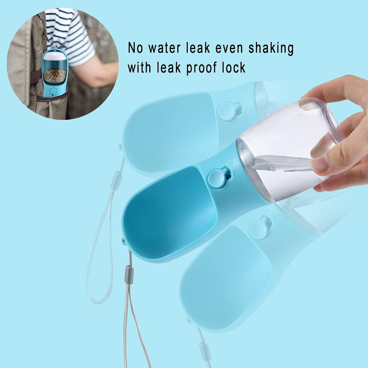 built-in activated carbon filter inside the bottle