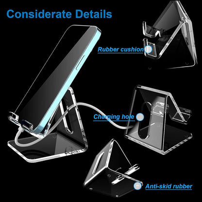 built-in charging port cutout for simultaneous charging and use