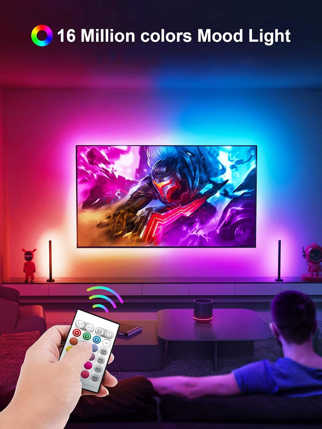 built-in microphone enabling real-time music sync