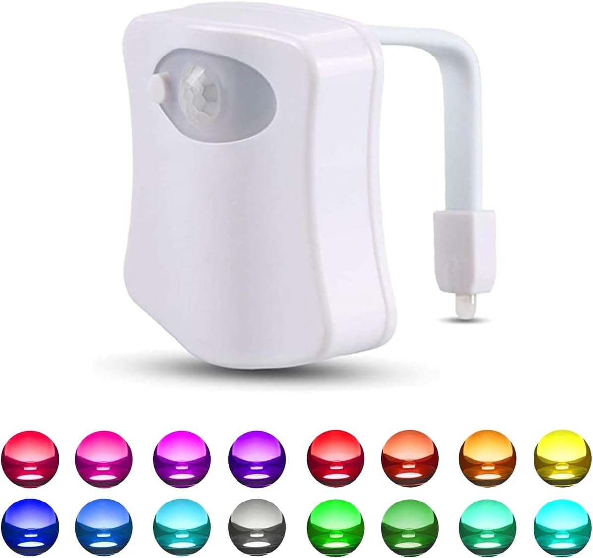 built-in pir motion sensor with 2-minute auto-off timer and ambient light sensor