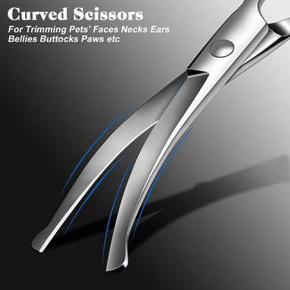 built-in silencer between handles to dampen metal-on-metal noise