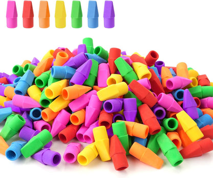 bulk pack of 120 cap erasers (also offered in 60 and 240 counts)