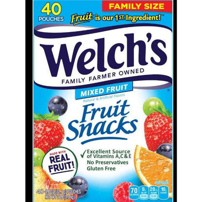 bulk pack of 40 individually wrapped 0.8oz single-serve pouches