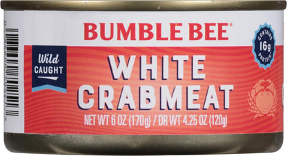 Bumble Bee White Flake Crab Meat – Pantry Staple for Keto Macro-Tracking and Low-Carb Wellness Routines