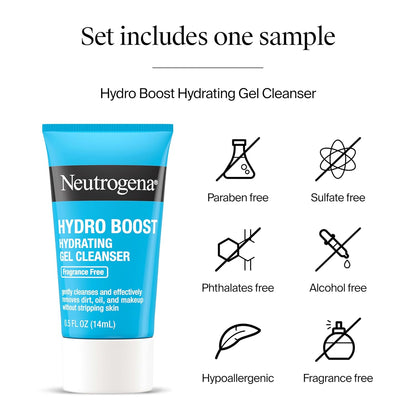 bundle includes 0.5 fl oz fragrance-free hydro boost facial cleanser as a trial