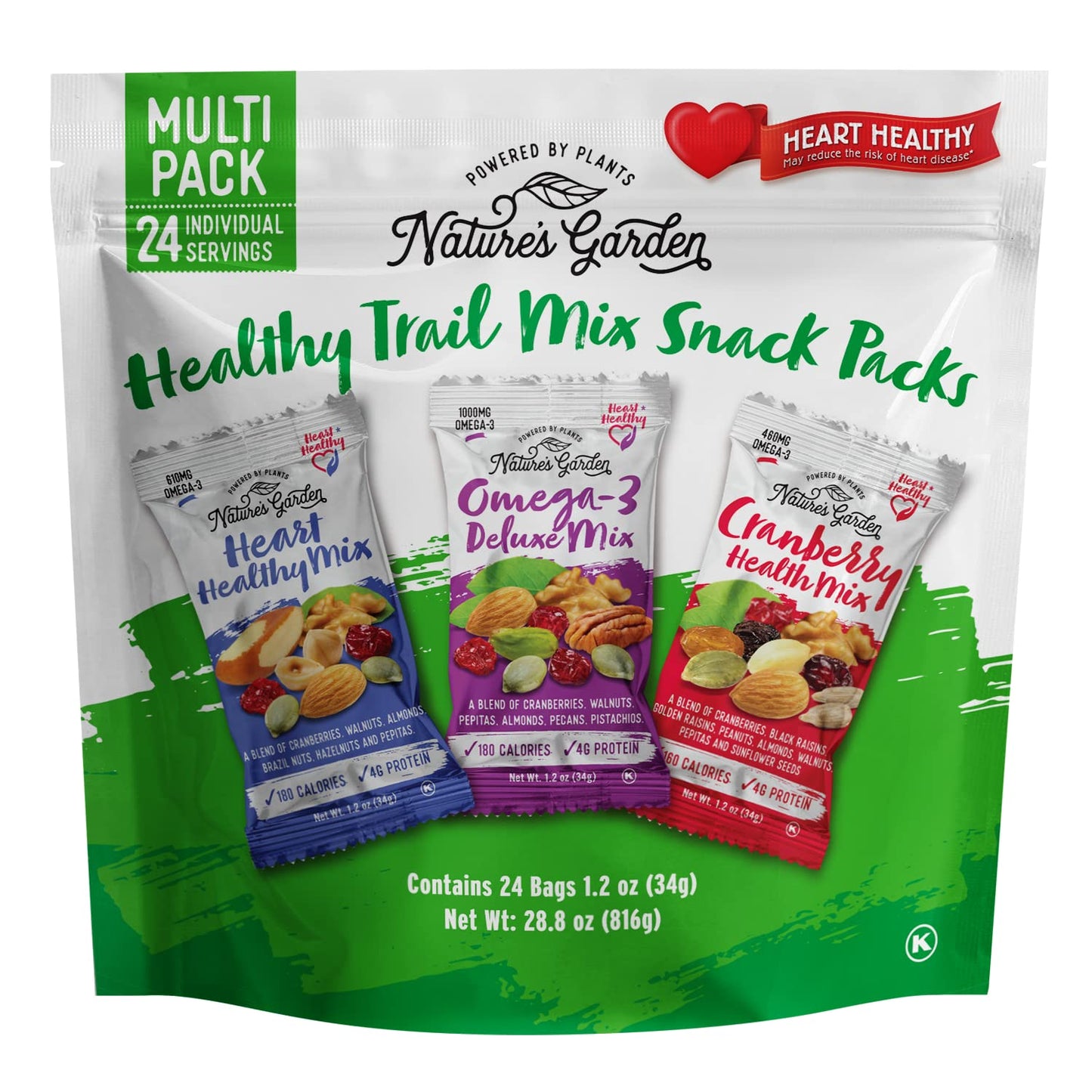 bundle of 24 individual 1.2 oz single-serve pouches (28.8 oz total), with a 72-pack (86.4 oz) bulk option available